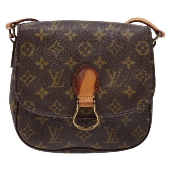 Authentic LOUIS VUITTON Monogram Saint Cloud MM Shoulder Bag M51243 LV - Picture 5 of 16